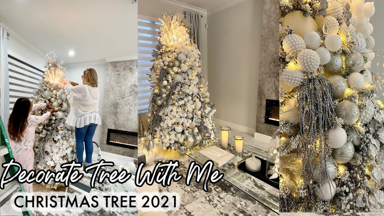 DECORATE WITH ME || CHRISTMAS TREE DECORATING 2021 | DESIGNER TIPS ...