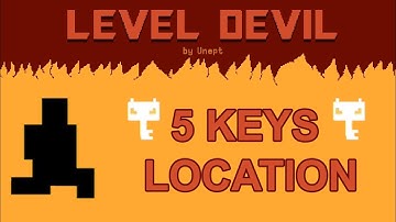 Level Devil Chapter 1 All 5 keys Location Gameplay @GameOptionChannel 
