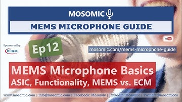 ASIC, Functionality, MEMS vs. ECM | MEMS Microphone Guide Ep12 | Mosomic