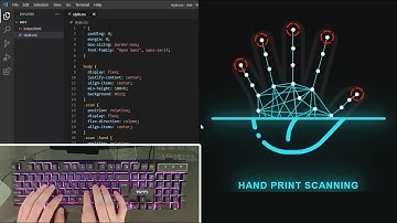 ASMR Programming - Hand Print Scanning Using Html CSS - No Talking