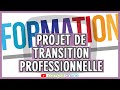 Projet de transition professionnelle