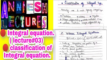 | integral equation | Volterra integral equation definition with examples | Explain in Urdu/ Hindi |