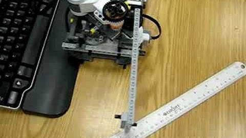 LEGO NXT SCARA Robot Drawing Straight Line