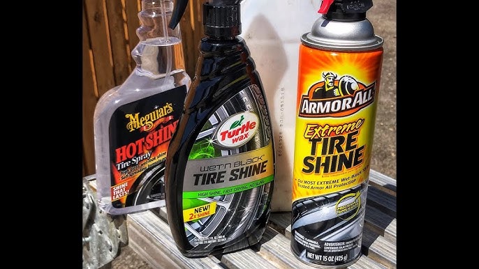 Who Makes The Longest Lasting Tire Shine? Meguair's, Turtle Wax, 303,  Chemical Guys, Ammo, and More! 