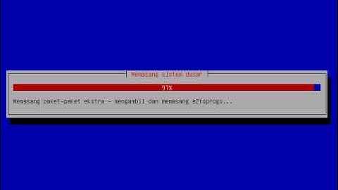 Tutorial instalasi Debian 7.6 berbasis teks