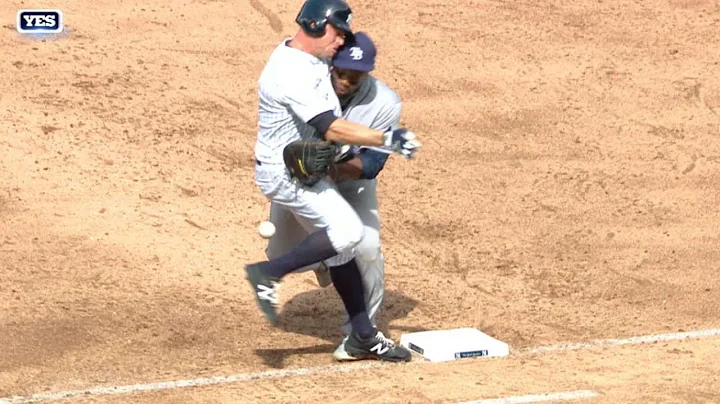 TB@NYY: Gardner leaves after collision with Weeks ...