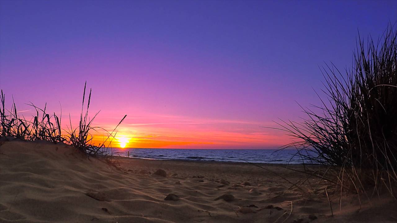 Sonnenuntergang zwischen den Dünen im Ostseebad Kühlungsborn - YouTube