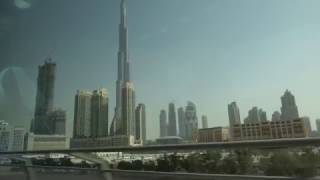 Dubai Metro to Burj Khalifa and Dubai Mall