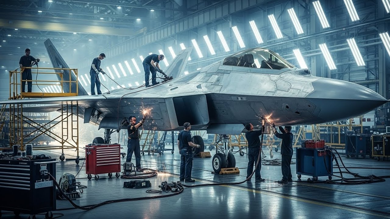 How Modern Fighter Aircraft Are Built From the Ground Up