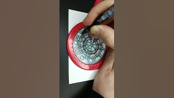 Spirograph Cyclex Beautiful Pattern | Black & White | 19 Short