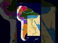 एंडीज श्रृंखला Through Map Animation || Andes mountain #shorts #trending #mountain #geography