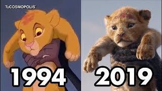 REY LEON 2019 PELICULA - Rey Leon 1994 vs 2019 - El Rey león Comparando Película el rey león (2019)