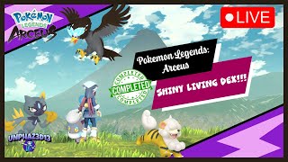 Living Shiny Dex Quest in Legends: Arceus LIVE!✨  #pokemon #shinyhunting #livestream