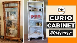 Curio Cabinet Makeover | Transforming Old Furniture