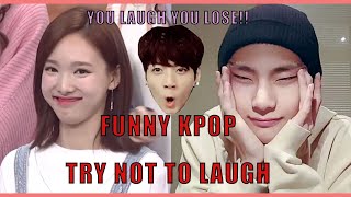 Kpop funny moments || Try not to laugh challenge