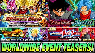WORLDWIDE CELEBRATION EVENTS ARE COMING! EVENT TEASERS IN THE NEWS! (Dokkan Battle)