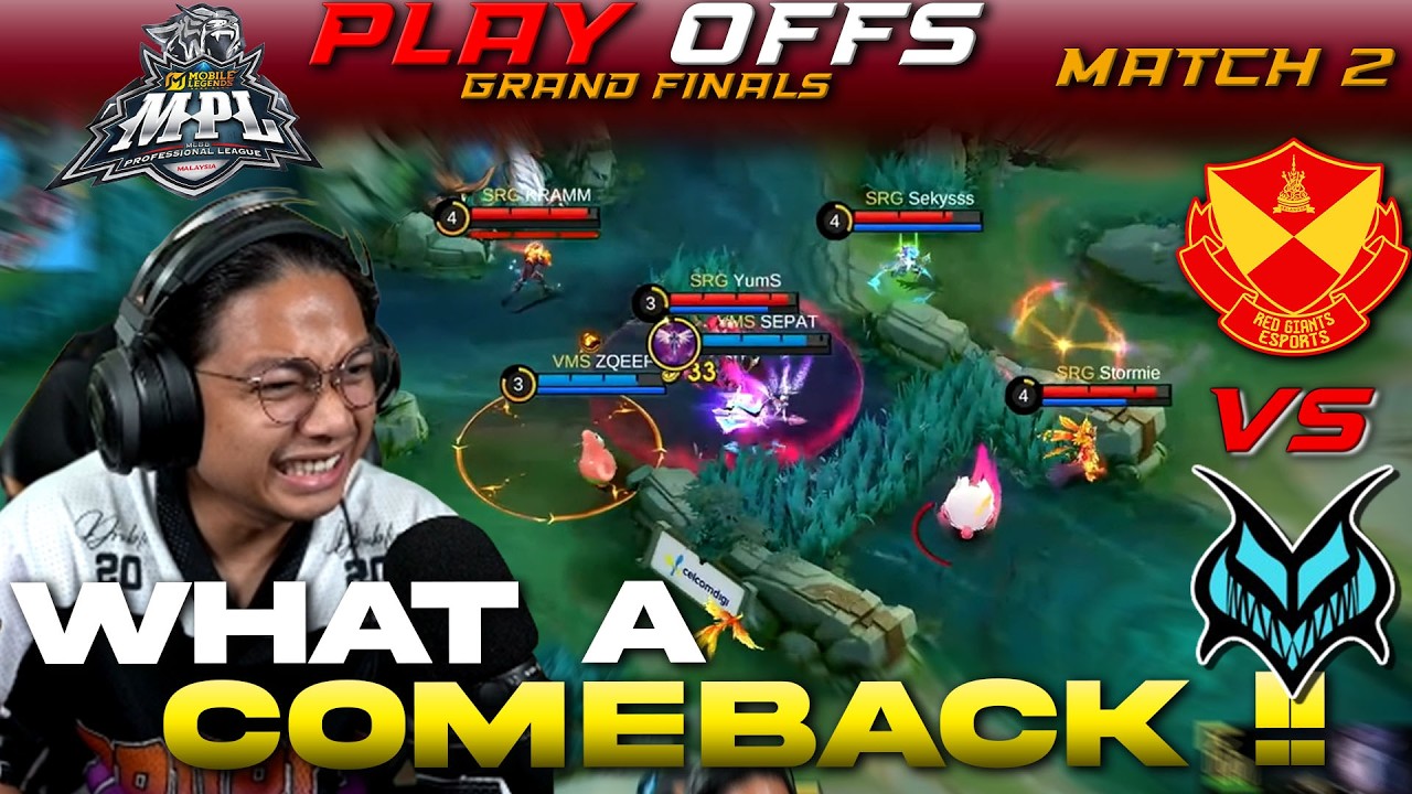 SRG VS VAMOS GRAND FINALS PLAYOFF MATCH 2 MPL MY S17 !