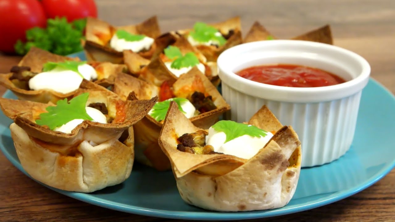 Taco-muffins fra Mums.no - YouTube