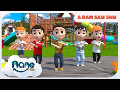 A Ram Sam Sam |Let's Go Faster And Faster | Nursery Rhymes | Children`s Songs | By Nane Kids