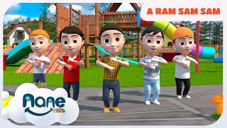 A Ram Sam Sam Let's Go Faster and Faster Nursery Rhymes Children`s Songs by Nane Kids