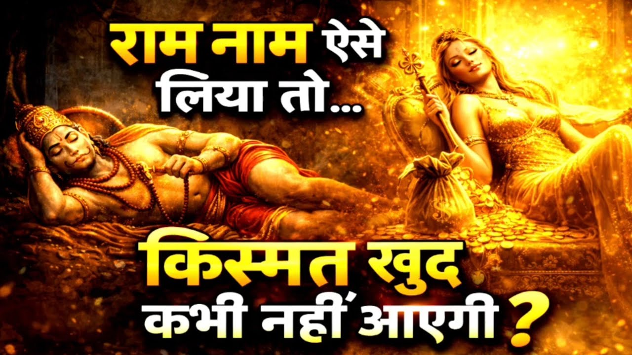 राम नाम ऐसे लिया तो… किस्मत खुद कभी नहीं आएगी | ram naam japne ke fayde | Hanuman vachan