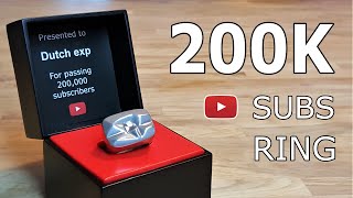 New 200K Creator Award ring...
