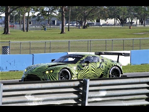 Aston Martin Vantage GTE Spy Video Sebring test 11-9-2017