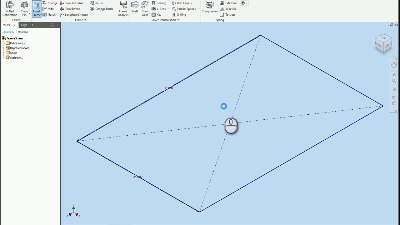 Autodesk Inventor & AutoCAD - Renaming Frame Generator Components ...