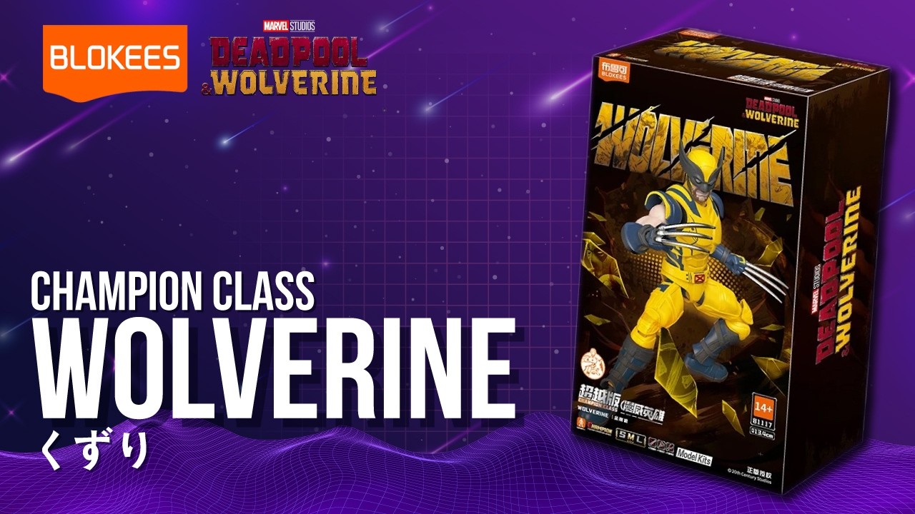 Wolverine Built Blokees Wolverine Model Kit Build & Review | Deadpool & Wolverine ...
