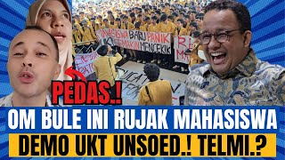 PEDAS.! OM BULE RUJAK MAHASISWA DEMO UKT UNSOED TELAT MIKIR.?