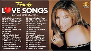 Best Of Celine Dion, Carpenters, Linda Ronstadt \u0026 More❤❤️Female Love Songs