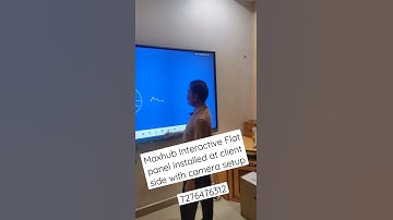 Maxhub Interactive Flat Panel Smartboard for education Installation E86FA - E86EC