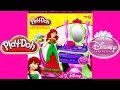 PLAY DOH Tutorial Disney Prettiest Princess Ariel Vanity Little Mermaid Toy Playset