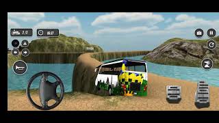 OFFROAD BUS SIMULATOR MOD.  DOWNHILL DRIVING BUS 🚃🚀🏆. #offroadbusgamevideo #proplayer screenshot 3