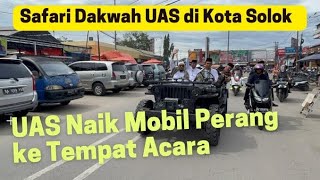 UAS Naik Mobil Jeep ke Tempat Kajian | Kota Solok Sumatera Barat