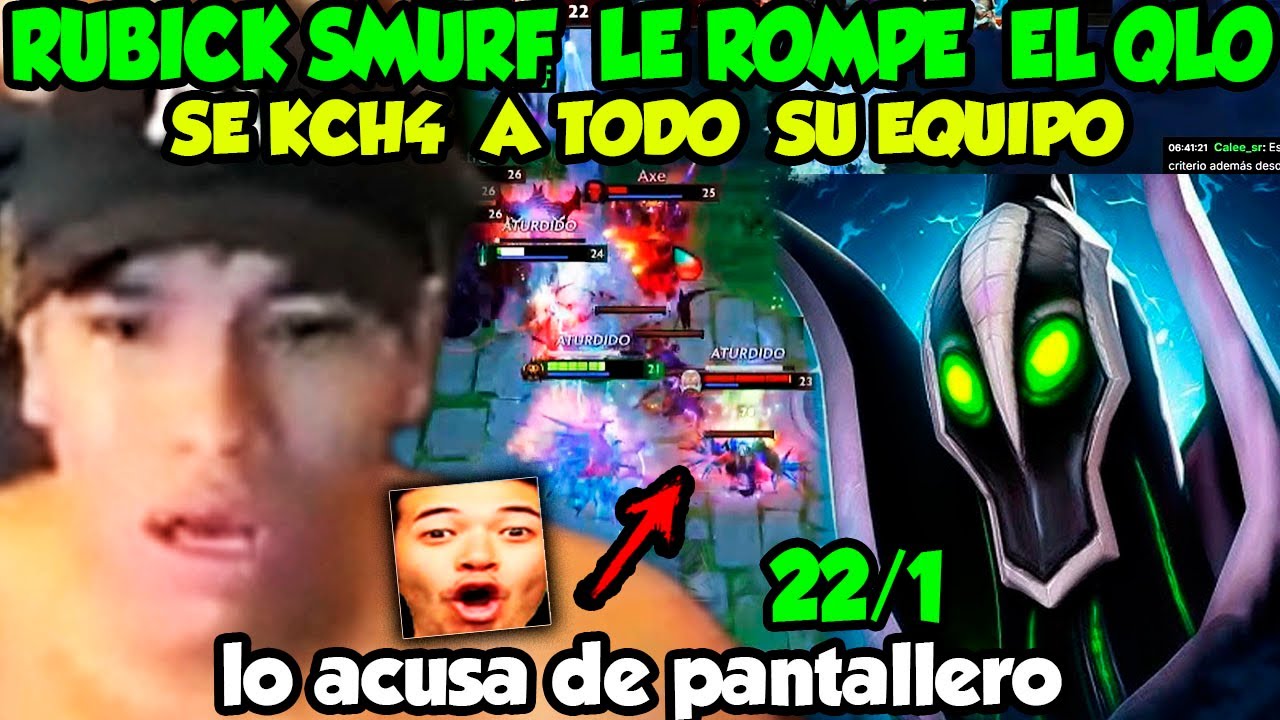 😆RUBICK SMURF SE KCH4 A TODO EL EQUIPO DE BUTI SIN PIEDAD Y SIN SALIVA, BUTI LO ACUSA DE PANTALLERO🤣