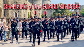 WINDSOR CASTLE GUARD Band and Bugles of The Rifles with Queen’s Gurkha Signals | 9th May 2024