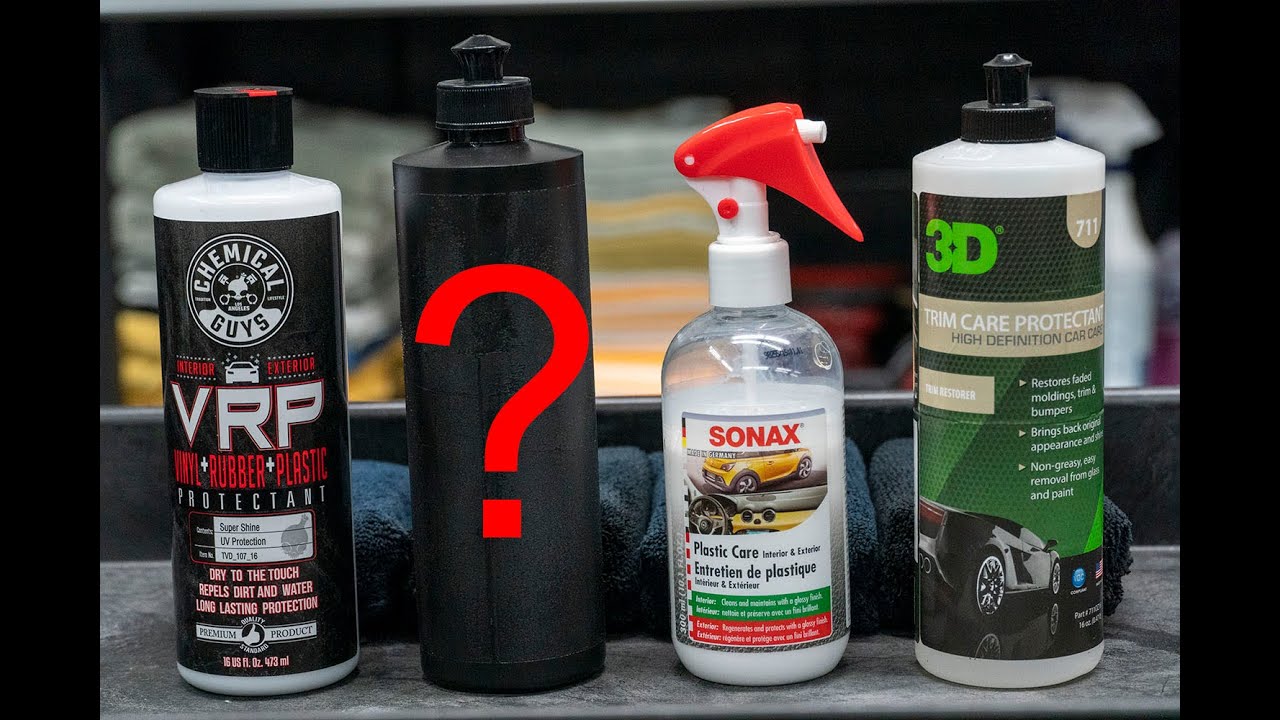 Project Farm tests trim restorers : r/AutoDetailing