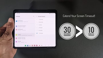 •Samsung Galaxy (Z Fold, S23, Z Flip) | How To Change Screen Timeout Display Setting On Android