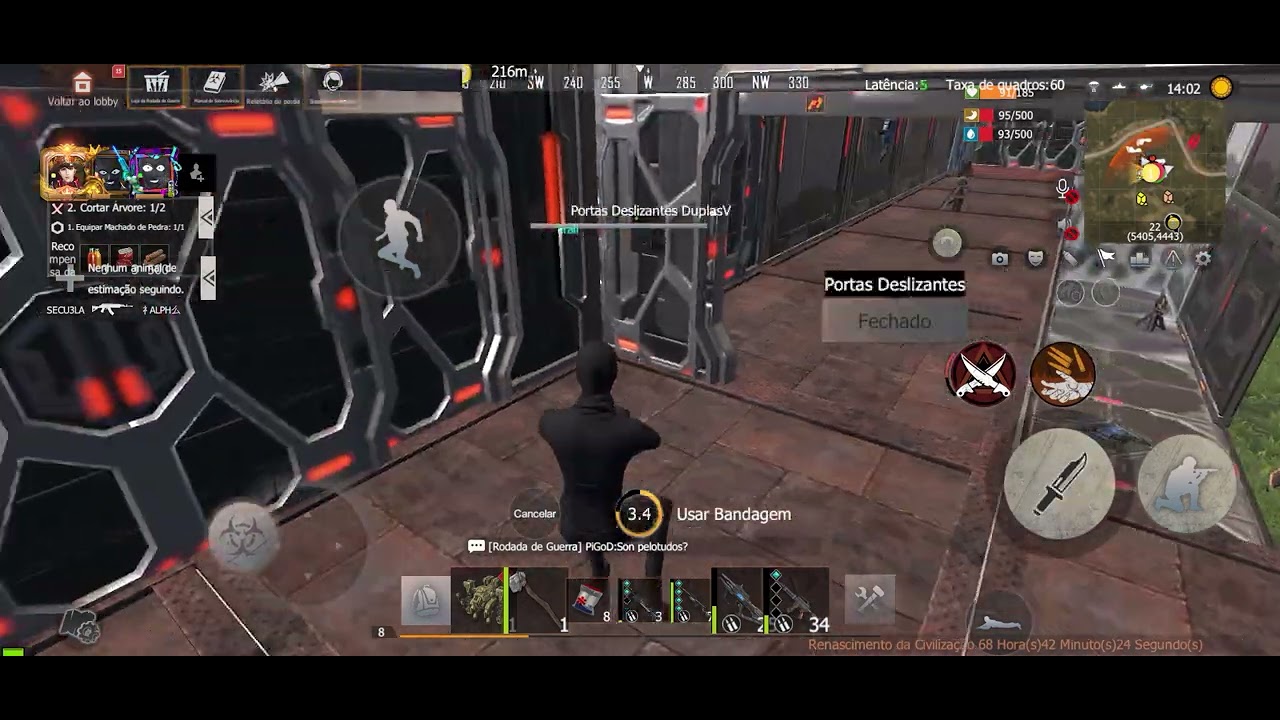 Tentando defender base só com permissão de sentry Last Island Survival 