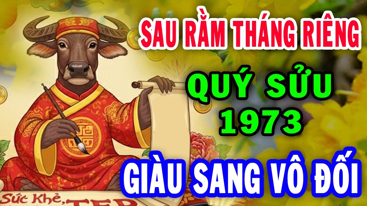 Tử Vi Tuổi Quý Sửu 1973, Từ Sau Rằm Tháng 1 Âm Lịch, Giàu Sang Vô Đối, Tiền Tiêu 3 Đời Không Hết
