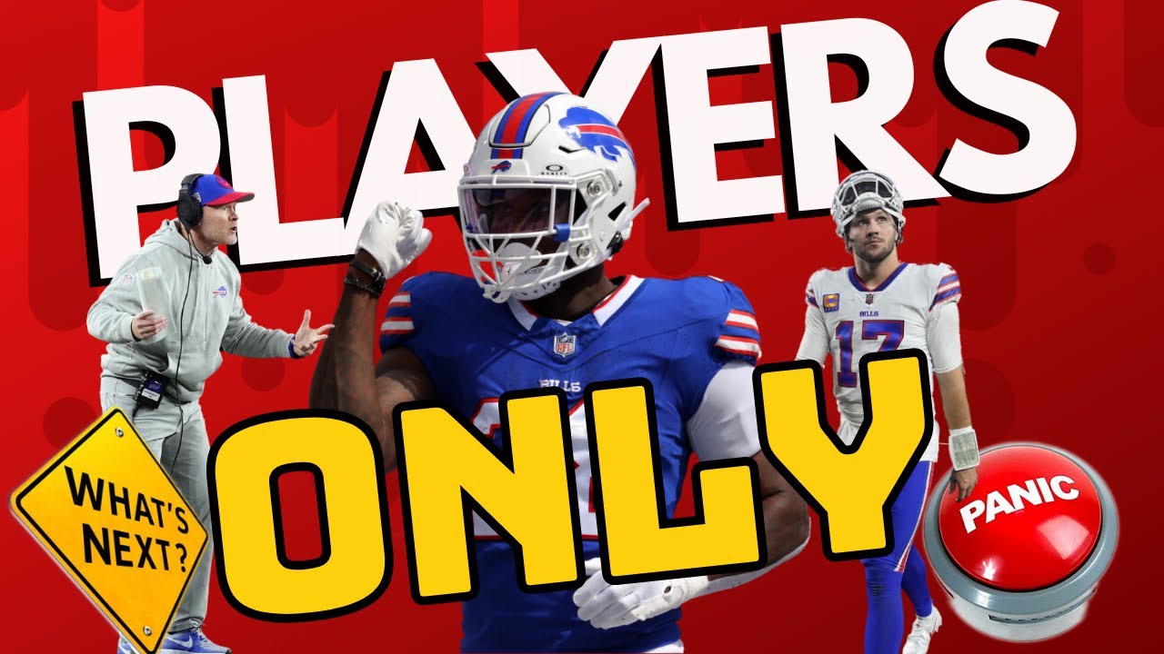Buffalo Bills PLAYERS ONLY OFFENSE MEETING, time to PANIC? Scheme or execution, what's to blame?
