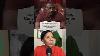 Tabitha Brown told Shannon Sharpe WHAT? 🤯🤯 #prophetic #shannonsharpe #TabithaBrown #God  #shorts