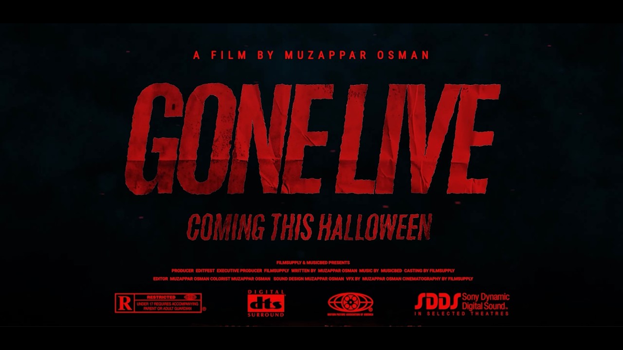 GONE LIVE | EDITFEST 2025 | Movie Trailer