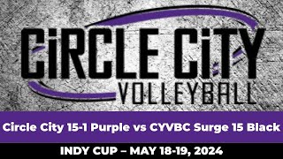 CC 15 Purple vs CYVBC Surge 15 Black - 18/05/2024