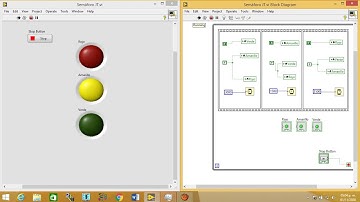 Semáforo Práctica 1 LabVIEW.