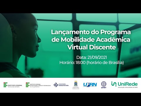 Cerimônia de Aula Inaugural do Programa de Mobilidade Acadêmica Virtual Discente