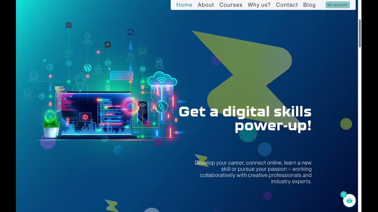 Digital Skills Training CIC. Website design in Leeds by SiPat.inc.