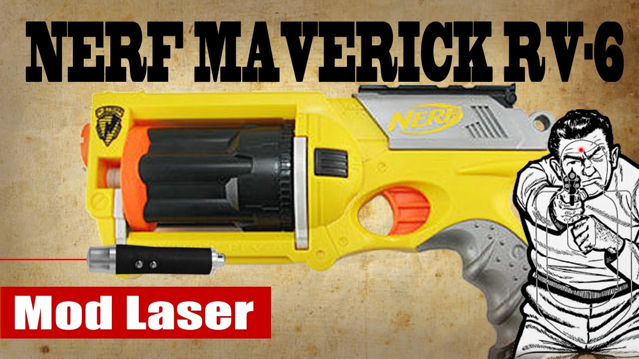 NERF Firestrike Mini SNIPER com Mira a LASER! 