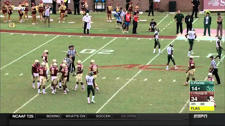 Nate Andrews Catches A Body vs USF